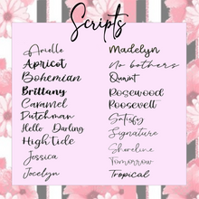 Load image into Gallery viewer, Personalized Double Layer Name Sign | Choose Your Own Font and Colors

