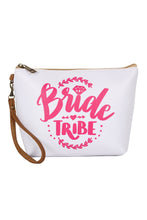 Load image into Gallery viewer, &quot;Bride Tribe&quot; Cosmetic Bag
