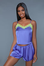 Load image into Gallery viewer, Callie Satin Sleepware 2-piece Set
