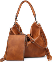 Load image into Gallery viewer, Oversized Hobo Bag with Fringe
