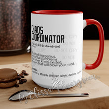 Load image into Gallery viewer, CHAOS COORDINATOR PERSONALIZED Gift Mug | Mom Life Gift, Busy Life Gift | Unique Personalized Gift
