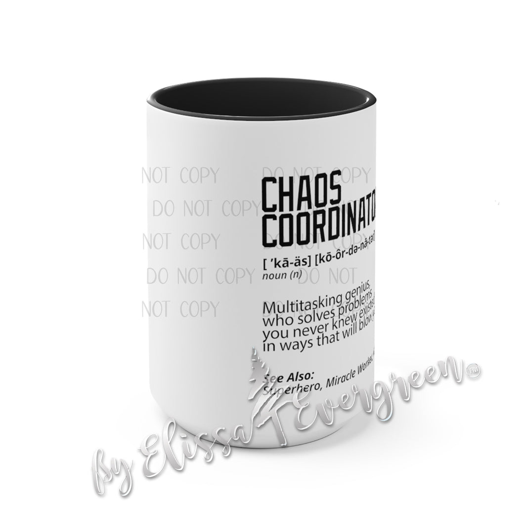 CHAOS COORDINATOR PERSONALIZED Gift Mug | Mom Life Gift, Busy Life Gift | Unique Personalized Gift