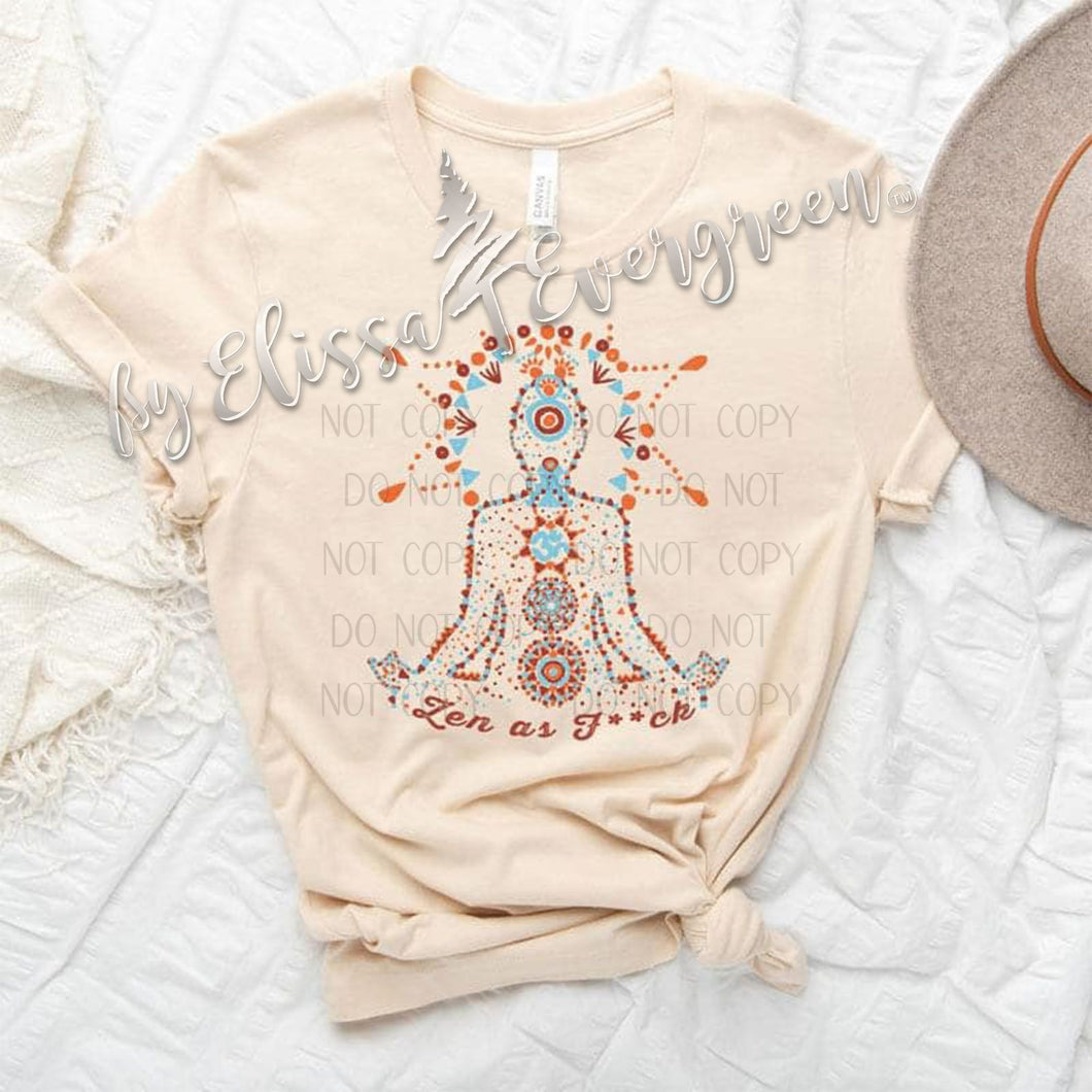 Zen As F**K Chakra T-shirt