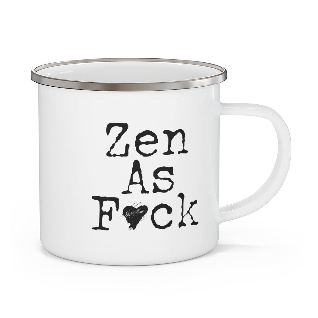 Zen As F#ck Enamel Campfire Mug