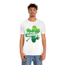 Load image into Gallery viewer, St. Paddy&#39;s Day Lucky Shamrock T-shirt
