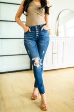 Load image into Gallery viewer, Judy Blue Ari Hi-Rise Button Fly Cuffed Skinny
