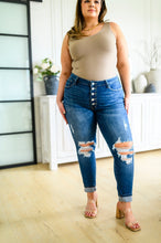 Load image into Gallery viewer, Judy Blue Ari Hi-Rise Button Fly Cuffed Skinny
