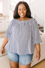 Load image into Gallery viewer, Bring It Back Stripes Blouse
