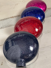 Load image into Gallery viewer, Personalized MR and MRS Holiday Ornaments | Glitter Personalized Ornaments
