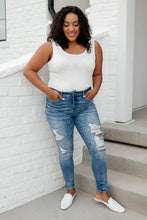 Load image into Gallery viewer, Ocean Side Distressed Skinny Jeans
