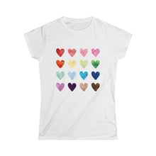 Load image into Gallery viewer, All You Need is Love Tee, Watercolor Heart Graphic Tee Shirt
