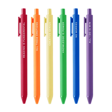 Load image into Gallery viewer, Colorful Jotter Gel Ink Pen Sets -  6 Pack
