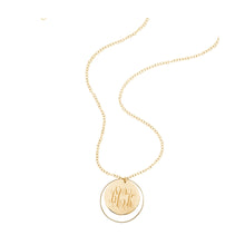 Load image into Gallery viewer, Gold and Silver Olivia Necklace | Personalized | Monogram
