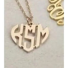 Load image into Gallery viewer, Personalized Monagram Necklace
