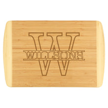 Load image into Gallery viewer, Name Two-Tone Cutting Board
