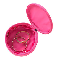Load image into Gallery viewer, Hot Pink Jewelry Case | Personalized Jewelry Case
