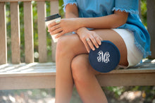 Load image into Gallery viewer, Navy Jewelry Case | Personalized Jewelry Case
