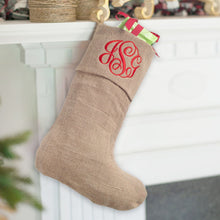 Load image into Gallery viewer, Burlap Stocking
