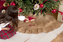 Load image into Gallery viewer, Burlap Ruffle Tree Skirt

