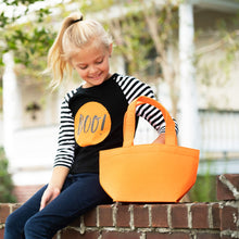 Load image into Gallery viewer, Orange Felt Bucket

