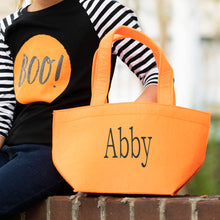 Load image into Gallery viewer, Orange Felt Bucket
