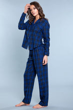 Load image into Gallery viewer, Saige 2-Piece Flannel Pajama Set | Plaid
