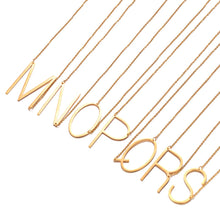 Load image into Gallery viewer, Big Letter Initial Necklace
