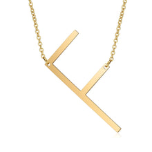 Load image into Gallery viewer, Big Letter Initial Necklace
