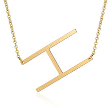 Load image into Gallery viewer, Big Letter Initial Necklace
