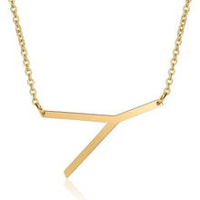 Load image into Gallery viewer, Big Letter Initial Necklace
