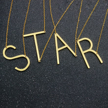 Load image into Gallery viewer, Big Letter Initial Necklace
