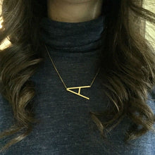 Load image into Gallery viewer, Big Letter Initial Necklace
