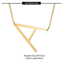 Load image into Gallery viewer, Big Letter Initial Necklace

