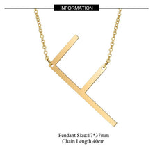 Load image into Gallery viewer, Big Letter Initial Necklace
