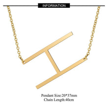 Load image into Gallery viewer, Big Letter Initial Necklace
