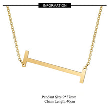 Load image into Gallery viewer, Big Letter Initial Necklace

