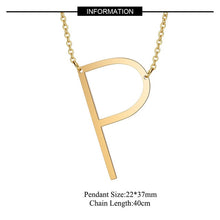 Load image into Gallery viewer, Big Letter Initial Necklace
