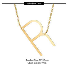 Load image into Gallery viewer, Big Letter Initial Necklace
