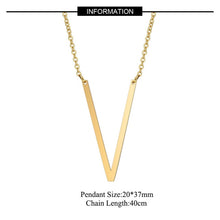 Load image into Gallery viewer, Big Letter Initial Necklace
