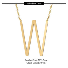 Load image into Gallery viewer, Big Letter Initial Necklace
