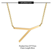 Load image into Gallery viewer, Big Letter Initial Necklace
