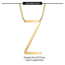 Load image into Gallery viewer, Big Letter Initial Necklace
