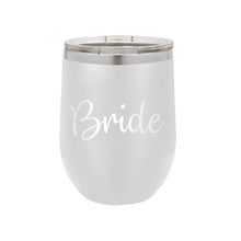 Load image into Gallery viewer, 12 Oz Bride Stemless Stainless Steel Tumbler

