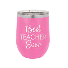 Load image into Gallery viewer, Best Teacher 12 oz Hot and Cold Beverage Tumbler
